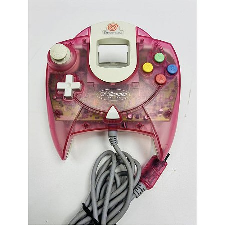 Controle Dreamcast Sega,Millennium 2000 Passion Pink -  Original, (Usado)