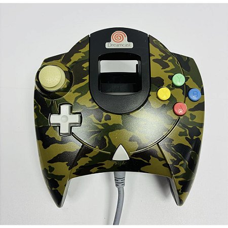 Controle Dreamcast Sega, Camuflado -  Original, (Usado)