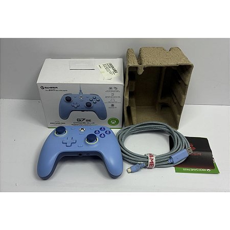 Controle Xbox-Series, GameSir G7 SE Dynamic Blue, Xbox One Licenciado Oficial (Seminovo)