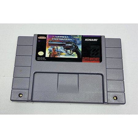 Lethal Enforcers, Super Nintendo, Snes, Cartucho Original (Usado)