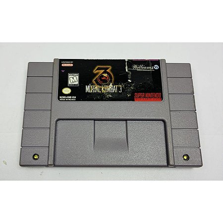 Mortal Kombat 3, Super Nintendo, Snes, Cartucho Original (Usado)