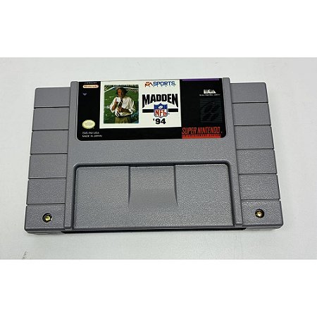 Madden 94 , Super Nintendo, Snes, Cartucho Original (Usado)