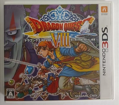 Dragon Quest VIII Journey of the Cursed King (Japonês) - 3DS (Mídia Fisica) Original - Usado
