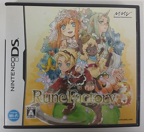 Rune Factory 3 (Japonês) - DS (Mídia Fisica) Original - Usado