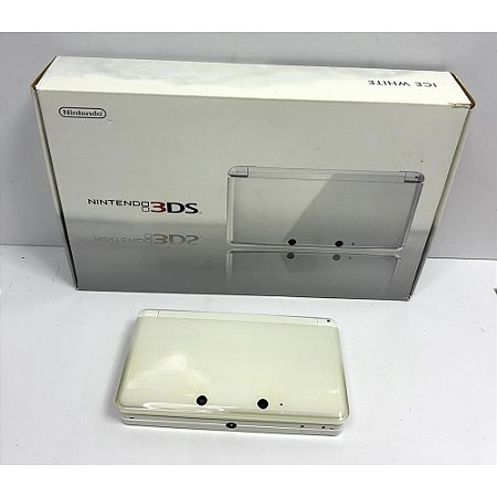 Nintendo 3DS, Ice White, Na Caixa Seriado, Original Nintendo (Usado)