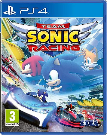 Team Sonic Racing - PS4 (Mídia Física) - Novo, Lacrado