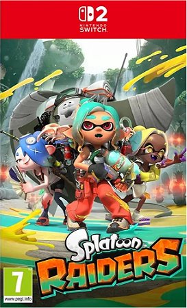 Splatoon Raiders - Switch 2 (Mídia Física) - Novo, Lacrado