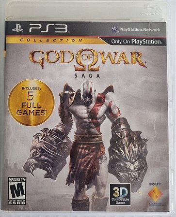 God Of War Saga Collection - PS3 (Mídia Física) - USADO