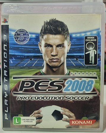 PES 2008 - PS3 (Mídia Física) - USADO