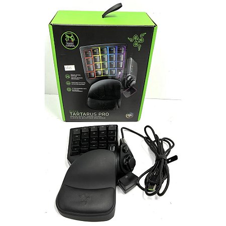 Teclado Razer Tartarus Pro, RGB, USB, Original Razer, Seminovo