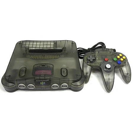 Console Nintendo 64, Transparente, Com 1 Controle Transparente, Original Nintendo (Usado)