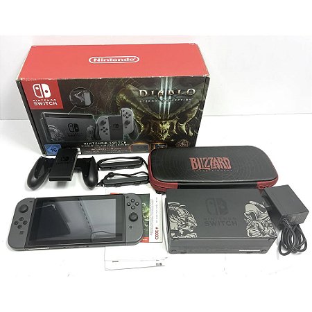 Nintendo Switch, Edição Diablo III Eterrnal Collection Edition, Na Caixa Seriado, Seminovo