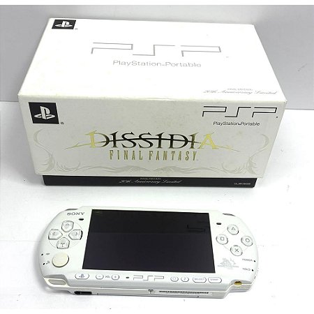 PSP, Edição Dissidia Final Fantasy 20th Anniversary, Na Caixa Seriado, Original Sony, Usado