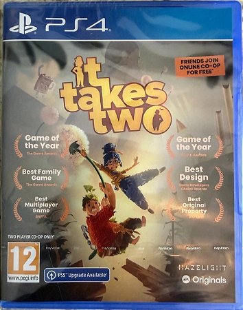 It Takes Two - PS4 (Mídia Física) - Novo, Lacrado