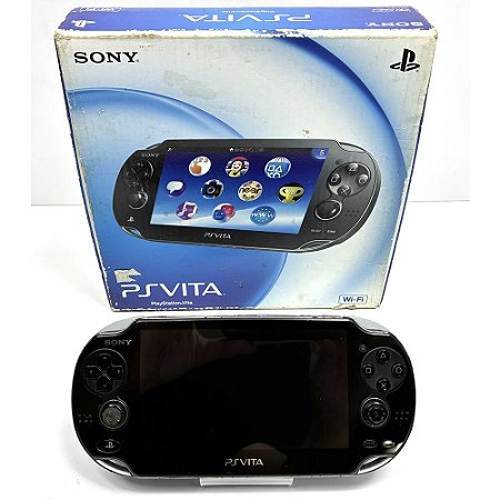 PS Vita, PlayStation Vita, Na Caixa, Modelo PCH-1010, Original Sony, Seminovo
