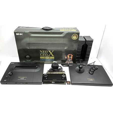 Neo Geo X Gold, Na Caixa, Controle Original, Console Portátil, Manual, SNK, Original (Usado)