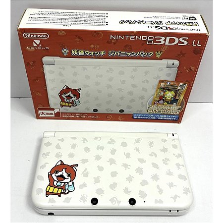 Nintendo 3DS XL (LL), Edição Yo-kai Watch Jibanyan, Na Caixa Seriado, Original Nintendo (Usado)