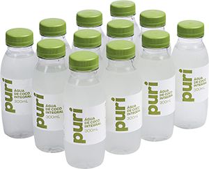 Agua De Coco Puri 300ml Fardo Com 12un