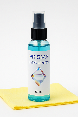 Kit 5 Frascos Limpa Lentes Prisma 60ml Para Óculos E Telas