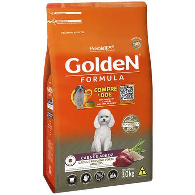 GOLDEN MINI BITS ADULTO CARNE E ARROZ
