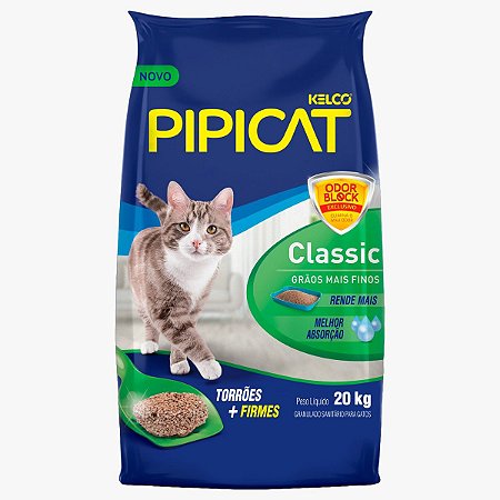 AREIA HIGIÊNICA PIPICAT CLASSIC