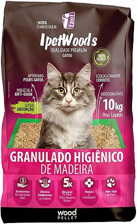 Granulado de madeira para animais