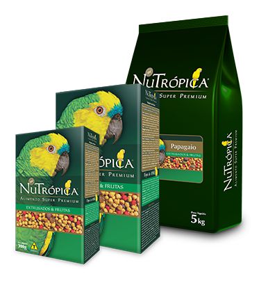 NUTRÓPICA PAPAGAIOS COM FRUTAS
