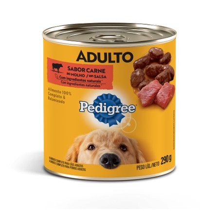 PEDIGREE® Lata Sabor Carne ao Molho