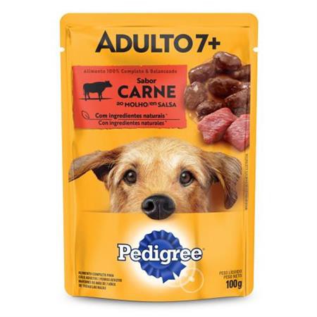 PEDIGREE® Sachê Adulto 7+ anos Sabor Carne ao Molho