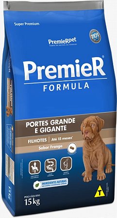 PremieR Formula Portes Grandes e Gigantes Cães Filhotes Sabor Frango