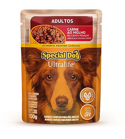 SACHÊ SPECIAL DOG ULTRALIFE ADULTOS SABOR CARNE