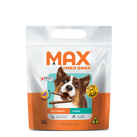 MAX SNACKS STICKS PALITO CARNE