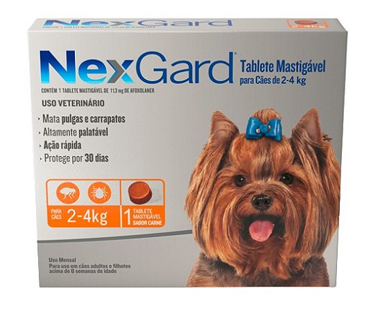 NexGard®  X1 PP - 2 / 4 kg
