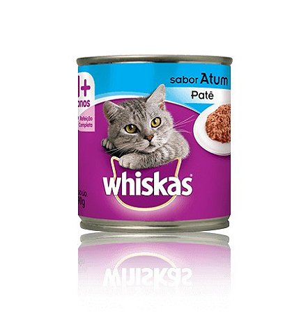 WHISKAS® Lata Patê Sabor Atum 290 g