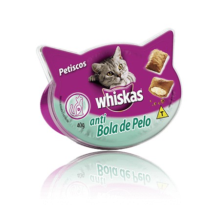 Petisco para Gato WHISKAS® Anti Bola de Pelo 40 g