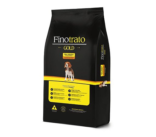Finotrato Gold Cães Adultos de Raças Médias