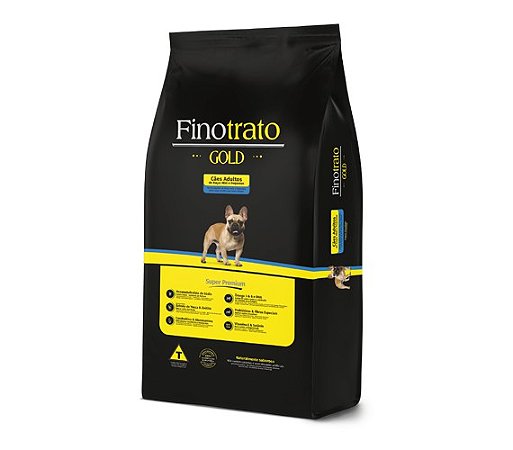 Finotrato Gold Cães Adultos de Raças Mini e Pequenas