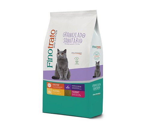 Finotrato Bio-Litter Granulado sanitário para gato