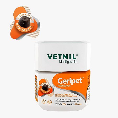 Geripet® Mastigáveis frasco c/ 30 comprimidos