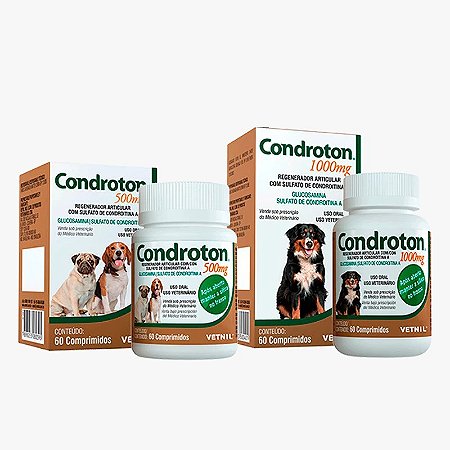 Condroton® Regenerador Articular 500 mg frasco 60 comprimidos