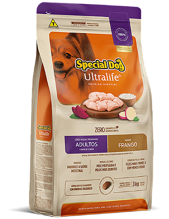SPECIAL DOG ULTRALIFE RAÇAS PEQUENAS ADULTOS