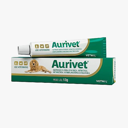 Aurivet® Suspensão oleosa otológica 13 g
