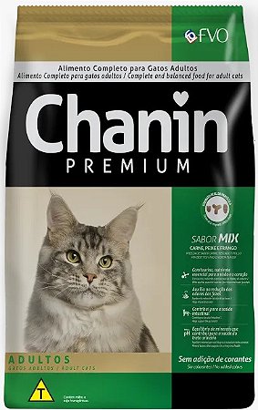 Chanin Premium Mix - Sem Corantes SABOR CARNE, PEIXE E FRANGO