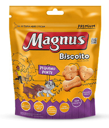 Magnus Biscoito Cães Adultos Pequeno Porte