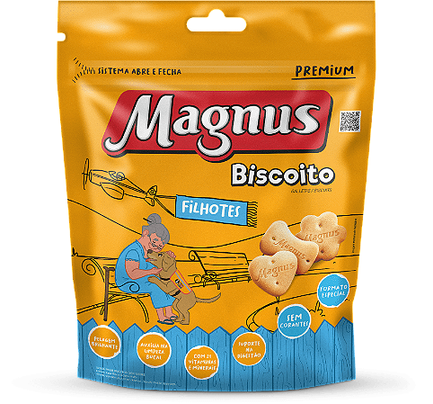 Magnus Biscoito Cães Filhotes