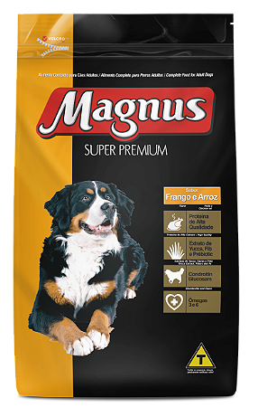 Magnus Super Premium Cães Adultos Sabor Frango E Arroz