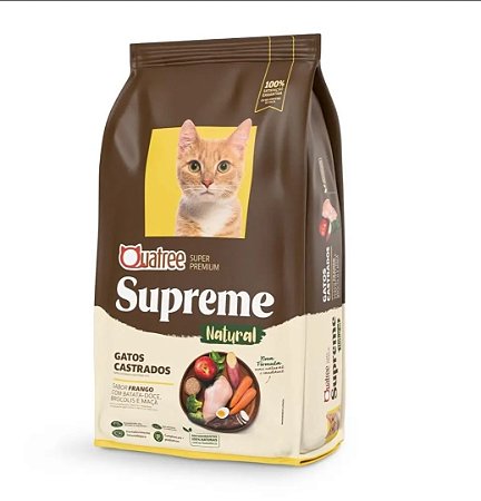 QUATREE SUPREME GATOS CASTRADOS FRANGO