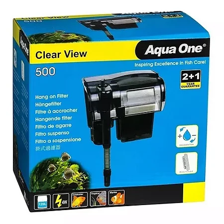FILTRO HANG ON AQUA ONE CLEAR VIEW 280L/H