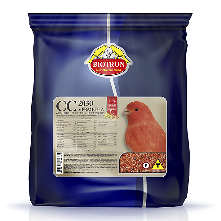 Farinhada CC 2030 Vermelha para Canários e Aves