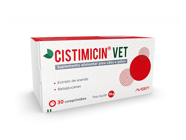 Cistimicin Vet 30 Comprimidos 15g para Cães e Gatos